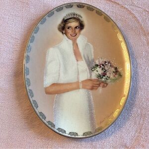 Princess Diana vintage commemorative plate “Our Royal Princess” by Bill Chambers